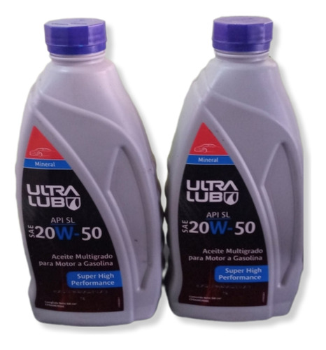 Aceite Mineral 20w50 Ultra Lub