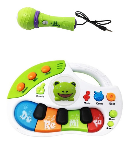Mini Teclado Para Bebés Con Micrófono