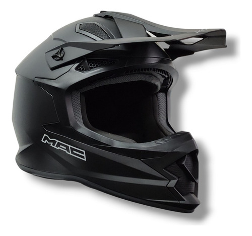 Casco Mac Virtus Solid Matt Black