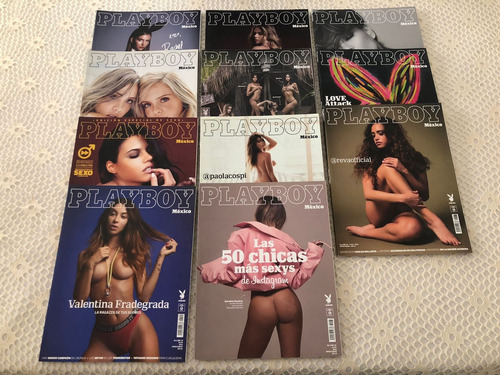 Playboy 2018 11 Revistas (enero A Noviembre) - Físico, Méx