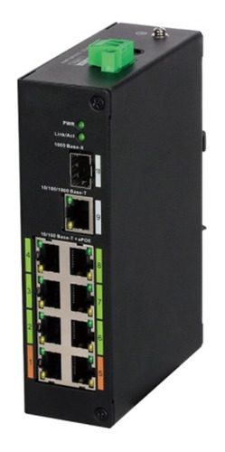 Switch Epoe 8 Puertos Dahua Lr2110-8et-120 / Hasta 800 Mts