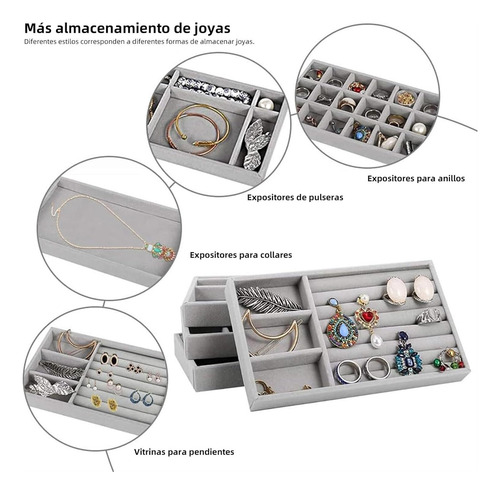 Organizador De Joyas De Acrílico Con 5 Cajones Joyero