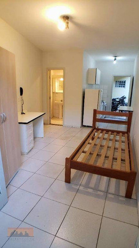 Imagem 3 de 7 de Kitnet Com 1 Dormitório Para Alugar, 17 M² Por R$ 1.050,00/mês - Barão Geraldo - Campinas/sp - Kn0140