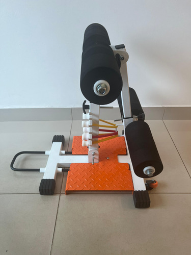 Extensora Portátil Fisio Leg Com Cargas Elásticas Branco