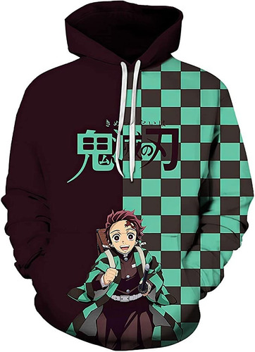 Sudadera Con Capucha Anime Tanjiro Kamado Sweater