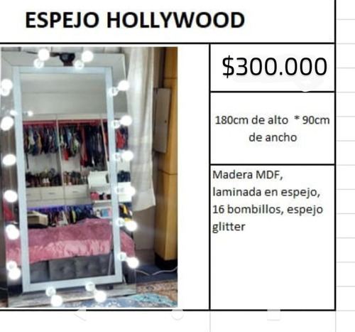 Espejo Hollywood 