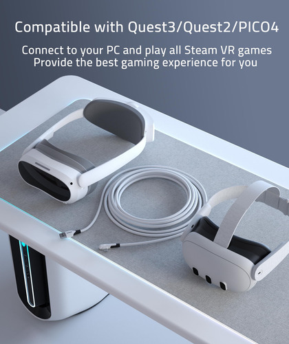 Cabo De Ligação Syntech 5m Compatível Com Meta/oculus Quest