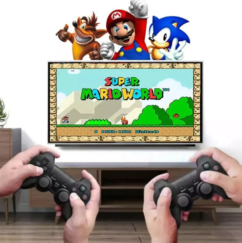 Game Stick 4k Hdmi Con 20,000+ Juegos Consolas Retro Negro