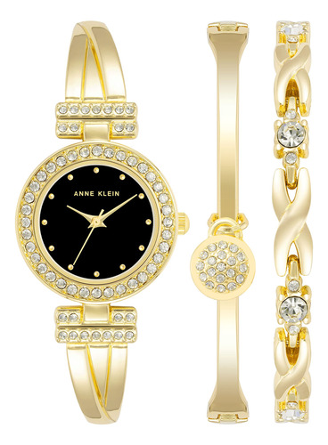 Reloj Con Brazalete De Cristal Anne Klein, De Primera Calida