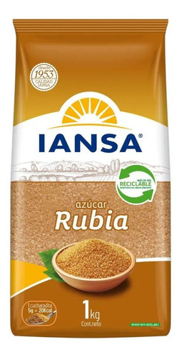 Azúcar Rubia Iansa 1 Kg