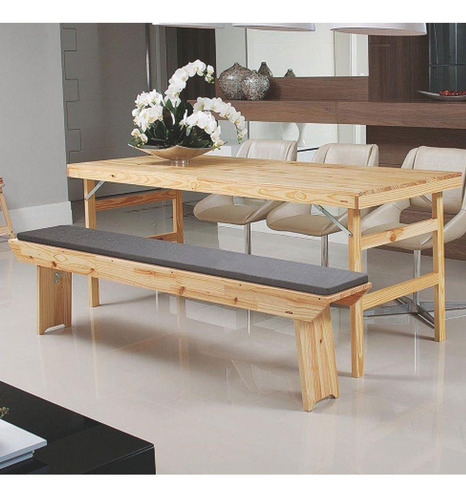 Conjunto Tramontina Naturalle 91750/100 1 Mesa E 2 Bancos