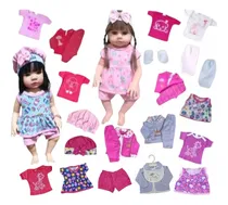 Comprar Roupas Boneca Reborn Menina Kit 10 Itens Variados B10