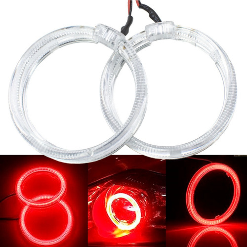 Aro Led Doble Anillo Ojo Angel Brillante Decorativo 80mm