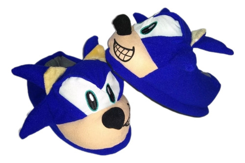 Pantunflas Sonic Azul Rey 