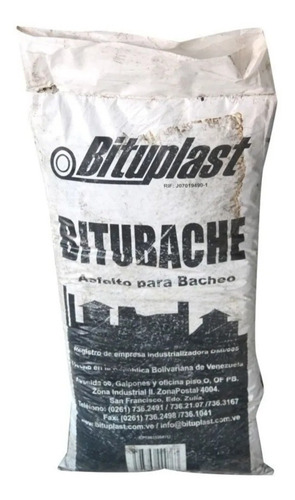 Bitubache Asfalto Frío Para Bacheo