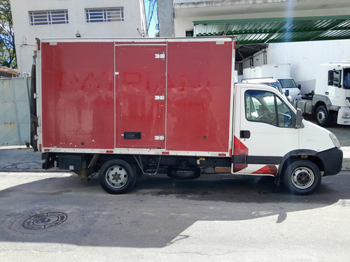 Iveco Daily 35s14 2014 Baú Plataforma Revisada Único Dono