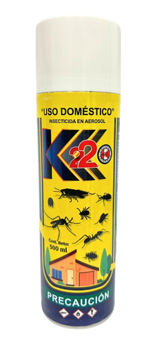 Imagen 1 de 7 de Spray Mata Cucarachas Veneno Insecticida K22