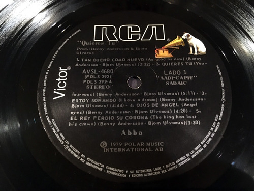 Abba Voulez Vous Vinilo Gatefold 1o Edicion 1979 Chiquitita (Usado)