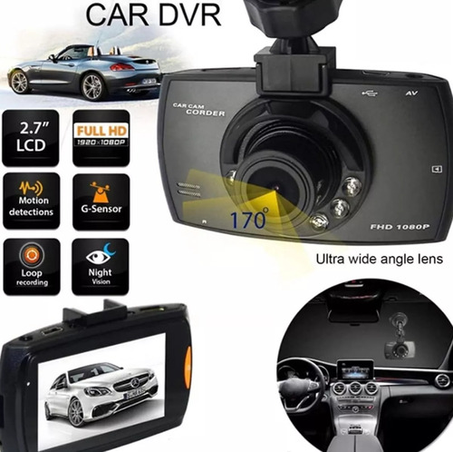 Video Camara Deportiva Auto Dual Hd Lcd Grabación Retroceso