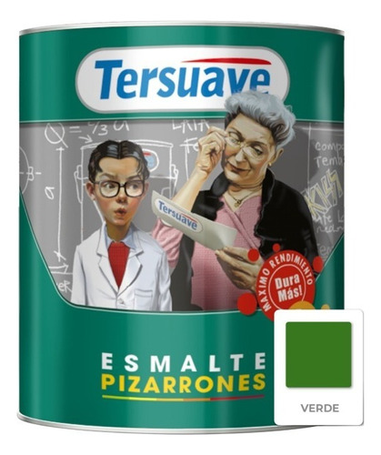 Esmalte Tersuave Para Pizarrones Verde 1 Lts - Mix