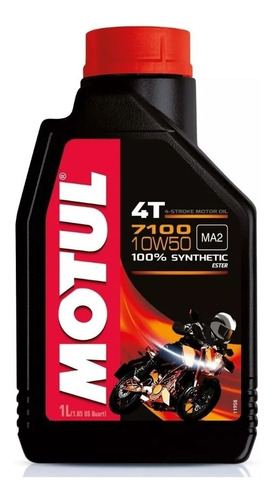 Aceite Moto Motul 7100 10w50 Sintetico 4t Avant Motos