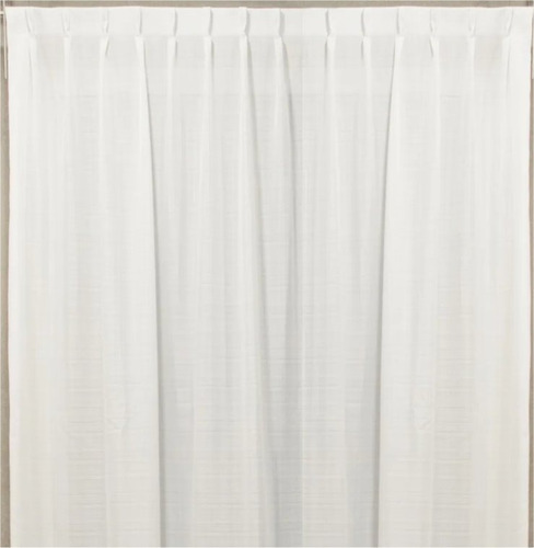 Cortinas Lino Cortinero Blanco Pinzadas