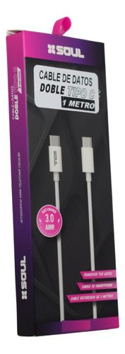 Cable Usb Soul Tipo C Nativo - Macho A Macho