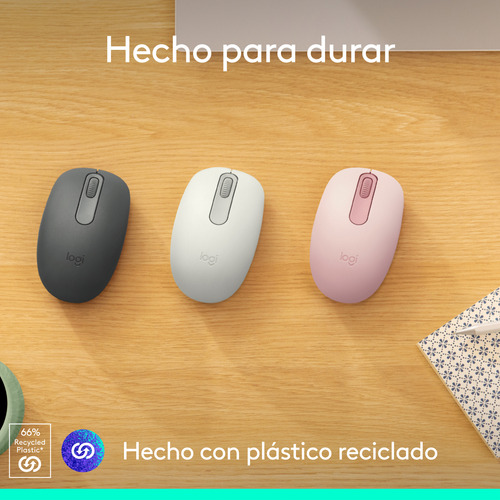 Mouse Inalámbrico Bluetooth Logitech M196 Rosa