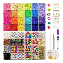 Kit Para Hacer Pulsera De Collar Bricolaje Cuentas 19000 Pcs