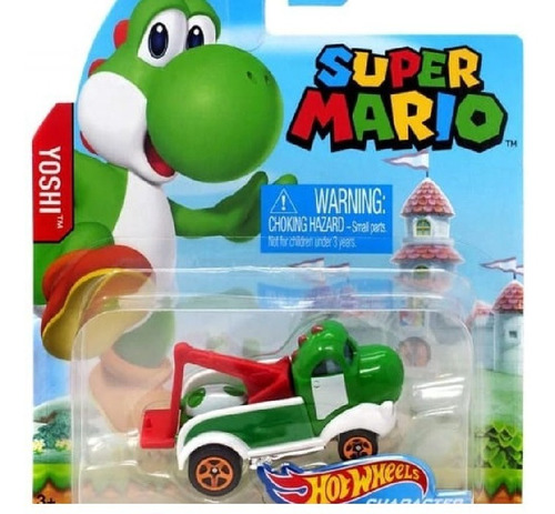 Super Mario Hot Wheels Auto Karts Yoshi Enrega Ya !!