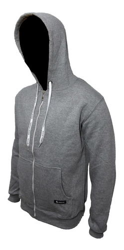 Imagen 2 de 4 de Campera Buzo Hoodie Hombre Capucha Frizada Colores Joemar