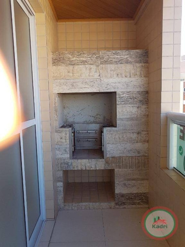 Apartamento Com 2 Dormitórios À Venda, 65 M² Por R$ 350.000,00 - Vila Guilhermina - Praia Grande/sp - Ap1587
