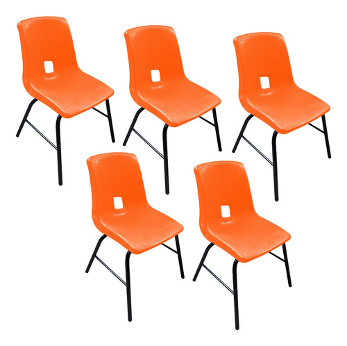 Silla Escolar Concha Mediana 1° A 3° De Primaria Niños 5pz 