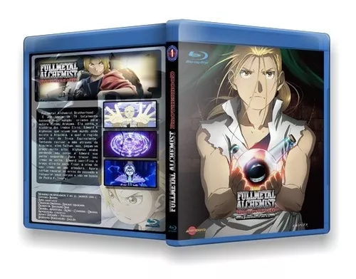 Fullmetal Alchemist Brotherhood em Blu Ray FullHD