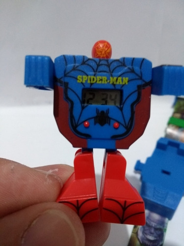 Relógio Infantil Digital Homem Aranha Super Heróis Novidade