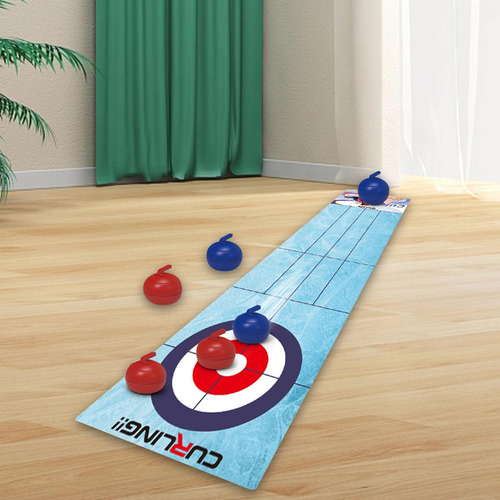 Jogo De Mesa, Jogo De Curling, Mini Jogo Bola De Ondulação