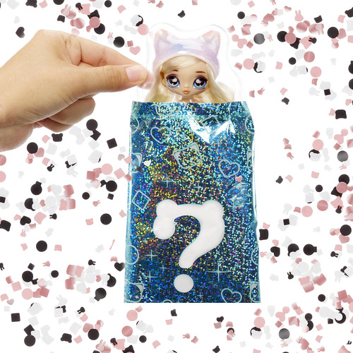 Muñeca De Moda Sorpresa 5 A 10 Cm Con Confeti Regalo Niños