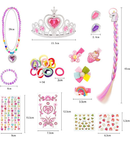 Juego De Maquillaje Lavable 48pcs Sets De Belleza Para Niños