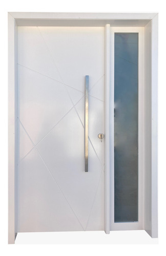 Manillon Doble De Acero Inoxidable Tubo Rectangular.