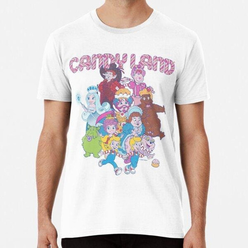 Remera Logotipo De Tiro Grupal De Candy Land Algodon Premium