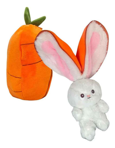 Coelho De Pelucia Cenoura Coelhinho Pascoa Surpresa