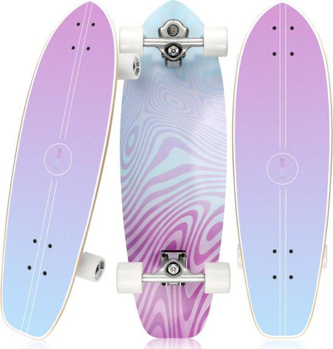 Besketo Cruiser Skateboards Para Niña, Monopatín Completo De