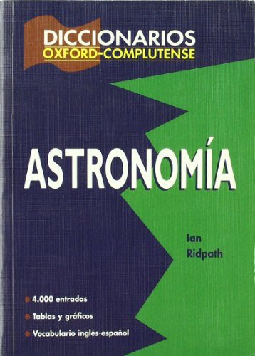 Libro Diccionario Oxford Complutense Astronomia 4000 Entrada