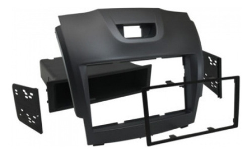 Moldura Painel Nova S10 2012 2013 Dvd 1din2 Din Multimidia