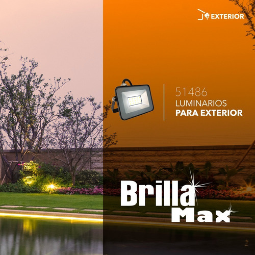 Imagen 3 de 6 de Reflector Led 10w Philco 51486 Ip 65 Exterior O Interior