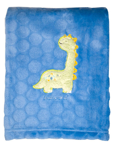 Cobertor Poliéster Baby Mink Color Azul