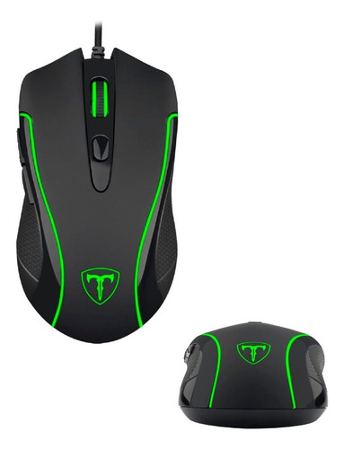 Mouse T-dagger Gamer Private 3200 Dpi 6 Botones