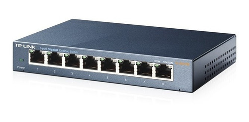 Switch 8 Bocas Gigabit Tp-link Tl-sg108 Acero Metalico