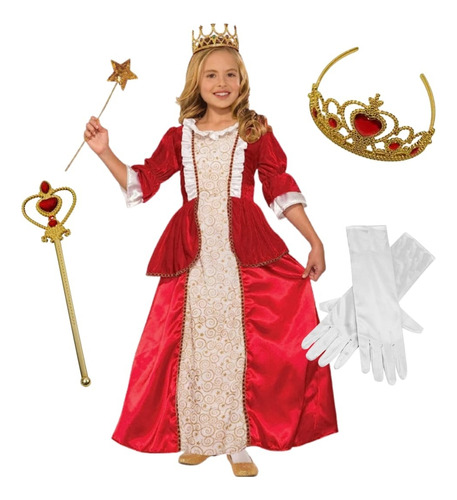 Disfraz Vestido Princesa Y Accesorios Princesa