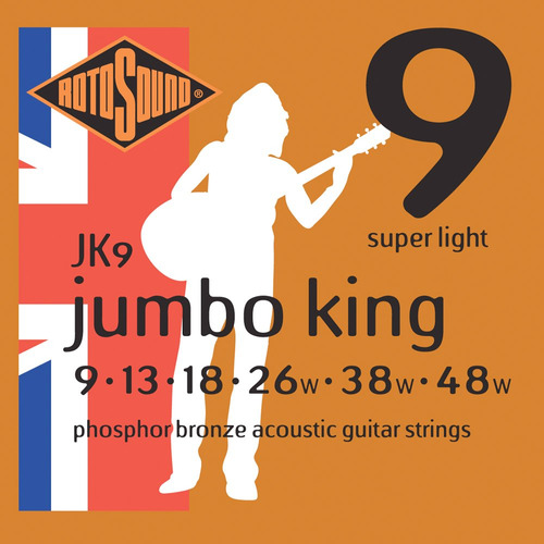 Rotosound Jumbo King Super Light Phosphor Bronze Cuerda Para